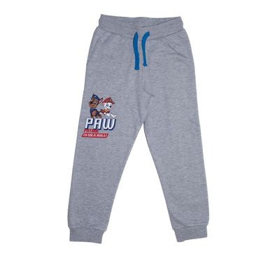 PAW Patrol Jogginghose mit Schriftzug "on a Roll!", grau