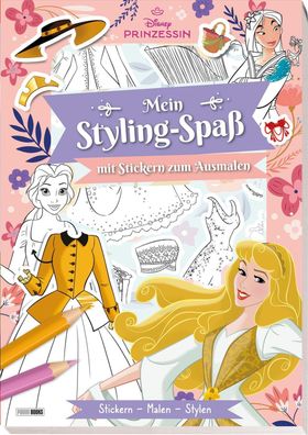 Panini Disney Prinzessin: Mein Styling-Spaß mit Stickern zum Ausmalen Softcover