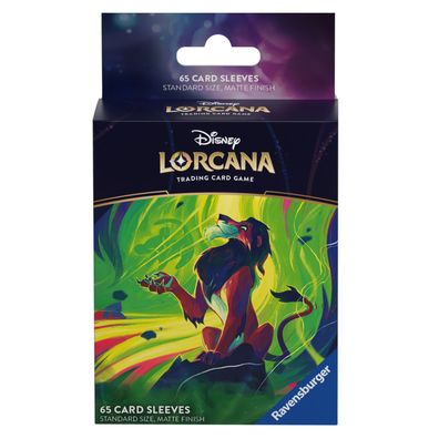 Disney Lorcana: Set 6 - Azurite Sea Kartenhüllen (65) / Card Sleeves - Scar