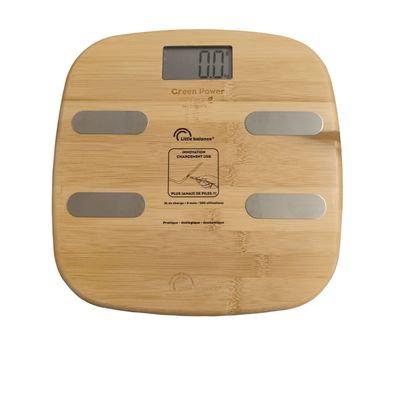 Little Balance Fitdays 8359 Körperanalysewaage Bambus Smart Waage USB
