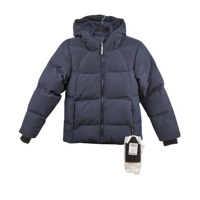 killtec Mädchen-Steppjacke mit Kapuze, dunkelblau, Größe 140