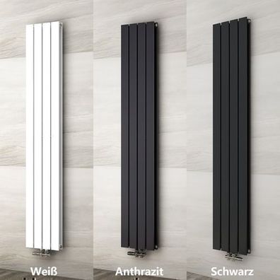 EMKE® Heizkörper Design Flachheizkörper Paneelheizkörper Vertikal Ohne/ Mit Ventil