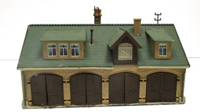 Spur N Fertigmodell Wagenhalle zur Feuerwache von Vollmer