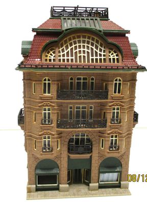 Spur N Fertigmodell komfortables Stadthaus von Vollmer mit Glasdach