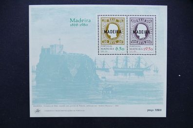 Portugal-Madeira MiNr.62-63 Block 1 postfrisch** (GB 2166)