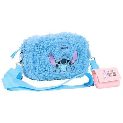 Disney Stitch Tasche Damen Umhängetasche klein weiche Fleece Damen Tasche