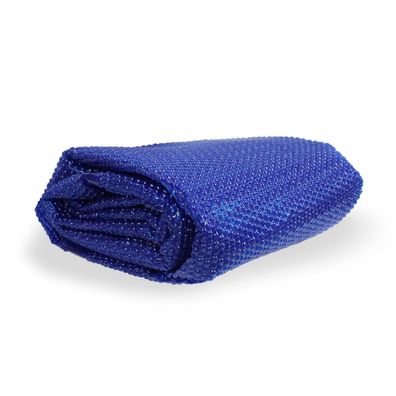 Sommerabdeckplane Oval 490 x 300 cm 400µ | Geo Bubble™ | Blau