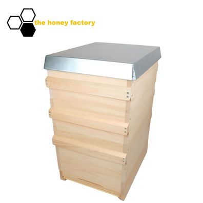 Dadant 10 US Bienenbeute SET Holz "SYSTEMBEUTE" Imkerei Holzboden