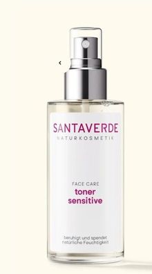 Santaverde Naturkosmetik - FACE CARE toner sensitive Beruhigender Gesichtstoner