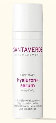 Santaverde Naturkosmetik - hyaluron+serum Polstert feine Linien und Fältchen mit Slow