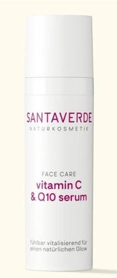 Santaverde Naturkosmetik - vitamin C & Q10 serum - Vitalisierendes Serum 30 ml