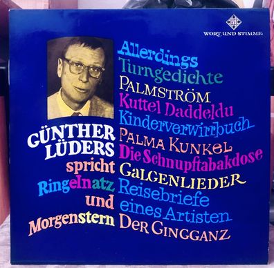 LP: Günther Lüders spricht Ringelnatz und Morgenstern (1974) Telefunken TSC 13449