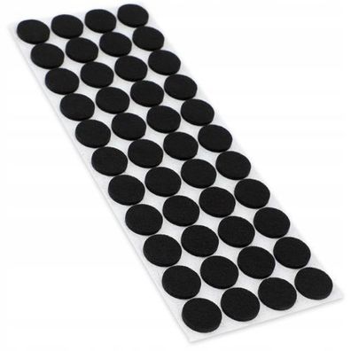 KADAX Universelle Filzgleiter zum Bodenschutz, Rund, Schwarz, 20 mm, 1 Stück