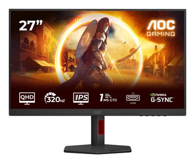 AOC Gaming Q27G4SRU - LED-Monitor - Gaming - 68.58 cm (27") - 2560 x 1440 QHD @ 320 H