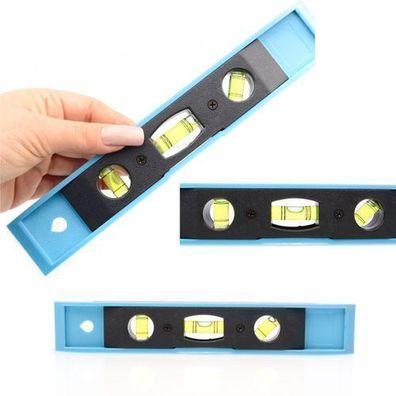 Rosfix Wasserwaage 240 mm – Magnetisch, V-Nut, 3 Libellen | Präzision