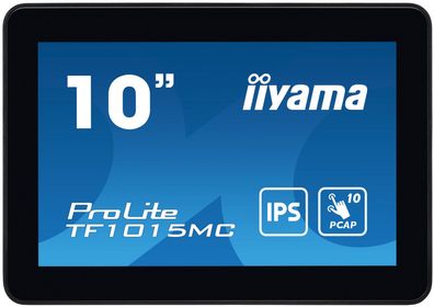 IIYAMA TFT TF1015MC 25.7cm MTOUCH Ei 10.1/1280x800/10-Punkt/HDMI/DP/VGA