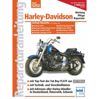 Harley-Davidson Softail-Modelle Baujahre ab 2000 Bucheli Reparaturanleitung