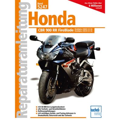 Honda CBR 900 RR FireBlade Typen SC44, SC50 Baujahre ab 2001 Reparaturanleitung