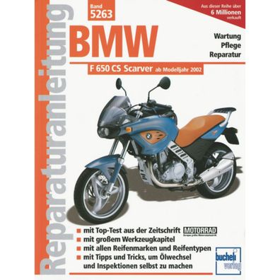 BMW F 650 CS Scarver Typ K14 Bj. ab 2002 Reparaturanleitung Reparaturhandbuch