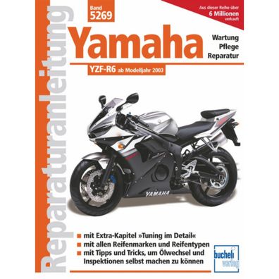 Yamaha YZF-R6 Modelltypen RJ11 Bj. ab 2003 Reparaturanleitung Reparaturhandbuch