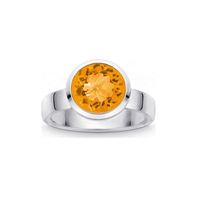 Quinn - Silberring mit Citrin - 021803611 - Weite 56