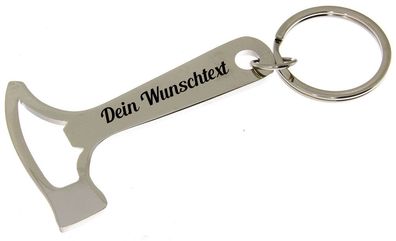 Flaschenöffner Schlüsselanhänger Hammer Wunschgravur
