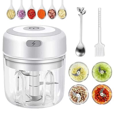 Electric Kitchen Chopper, Vegetable Slicer, Mini Garlic Chopper, Vegetable Chopper fo