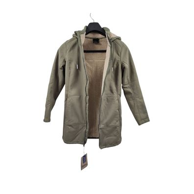 Jack Wolfskin Damen Windy Valley Mantel, staubiges Oliv, S EU
