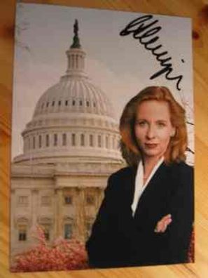 Fernsehkorrespondentin ARD Washington Patricia Schlesinger handsigniertes Autogramm!!