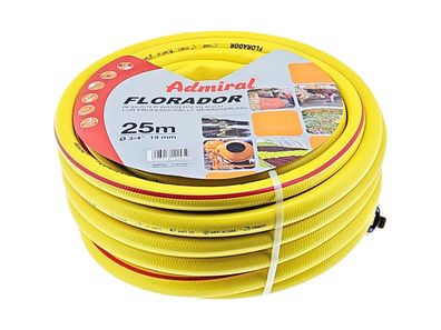 Klotz Wasserschlauch 25 m knickfest 3/4 Zoll mit 2 GK Kupplungen & Schellen