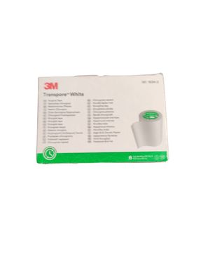 3M Transpore White chirurgisches Pflaster perforiert Vliesstoff Polyester