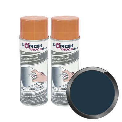 2x FOERCH NFZ-QUALITÄTSLACK L221 0.4 LTR Lackspray Landmaschinen Bau