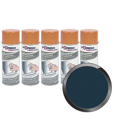 5x FOERCH NFZ-QUALITÄTSLACK L221 0.4 LTR Lackspray Landmaschinen Bau