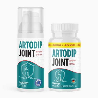 Artodip Joint Gel & Kapseln | Gelenkkomfort Kombipack | 120 ml + 60 Kapseln