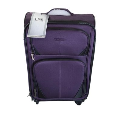 U.S. Traveler Aviron Bay weicher Koffer 22-Zoll Rollen Handgepäck Lila