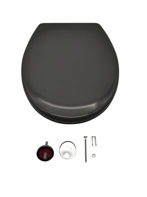 Schütte Toilettensitz mit Absenkautomatik schwarz