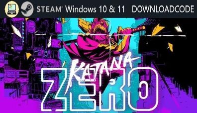 NEU PC Computer Spiel Katana Zero für Windows 10 11 STEAM Download Code Game Key