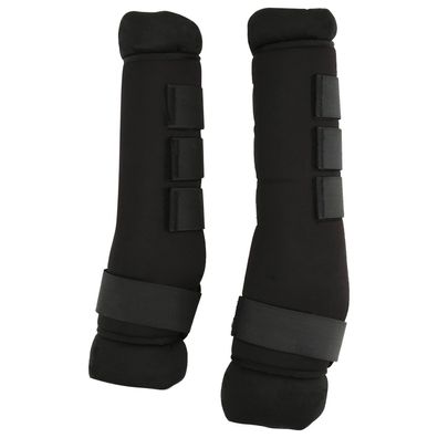 Horse Guard Stall- und Transportgamaschen für Pferde, 4er Set, schwarz