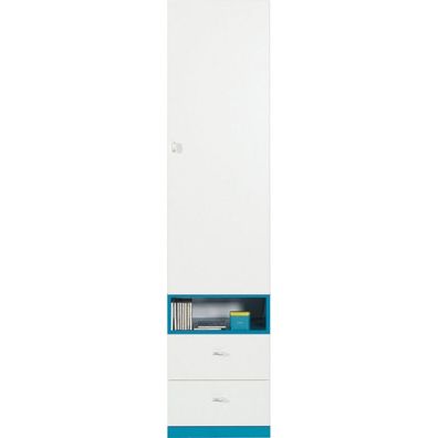 Mobi Kleiderschrank 1T mit Schublade Jugendzimmer