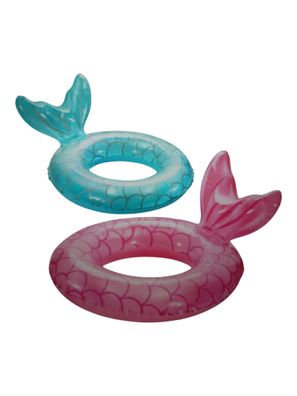 HeySplash Aufblasbare Schwimmringe Schwimmreifen mit Meerjungschwanzes Form