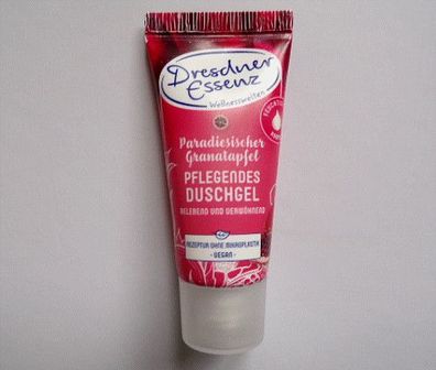 Dresdner Essenz Granatapfel Pflegendes Duschgel Damen 20ml Reisegröße Mini Tube