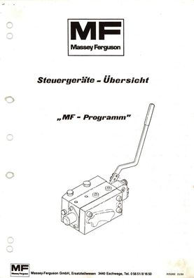 Originale Massey Ferguson MF Steuergeräte - Übersicht MF Programm