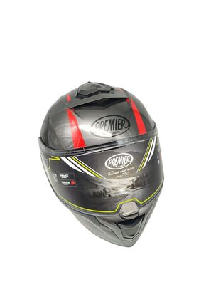 Premier Devil GT17 Motorradhelm Unisex Erwachsene schwarz Größe XS