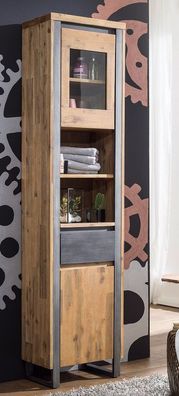 Badhochschrank 45x190cm 'Genua' Akazie gebürstet