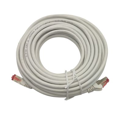 1aTTack. de CAT6 Patchkabel 10 m S/FTP PIMF RJ45 weiß 10x