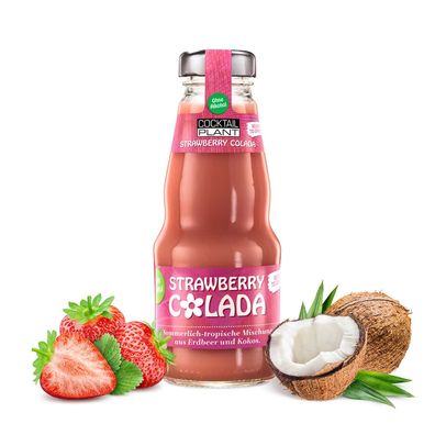 Cocktail Plant Strawberry Colada 0,2L Alkoholfrei (inkl. Pfand 0,20?)
