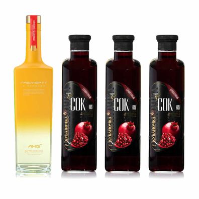 Cocktail-Set ?Granatapfel-Cosmopolitan mit Zitrus-Vodka? ? Eleganz in jedem Schluck