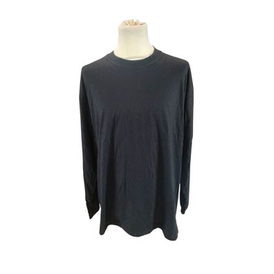 Portwest feuerfestes Langarm T-Shirt Schwarz Größe XL