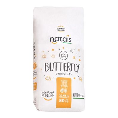 Premium Nataiis Butterfly Popcornmais Classic 22,68 kg Profi Sack