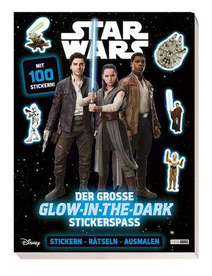 Panini Disney Star Wars Der große Glow-in-the-Dark-Stickerspaß Rätselbuch Malen